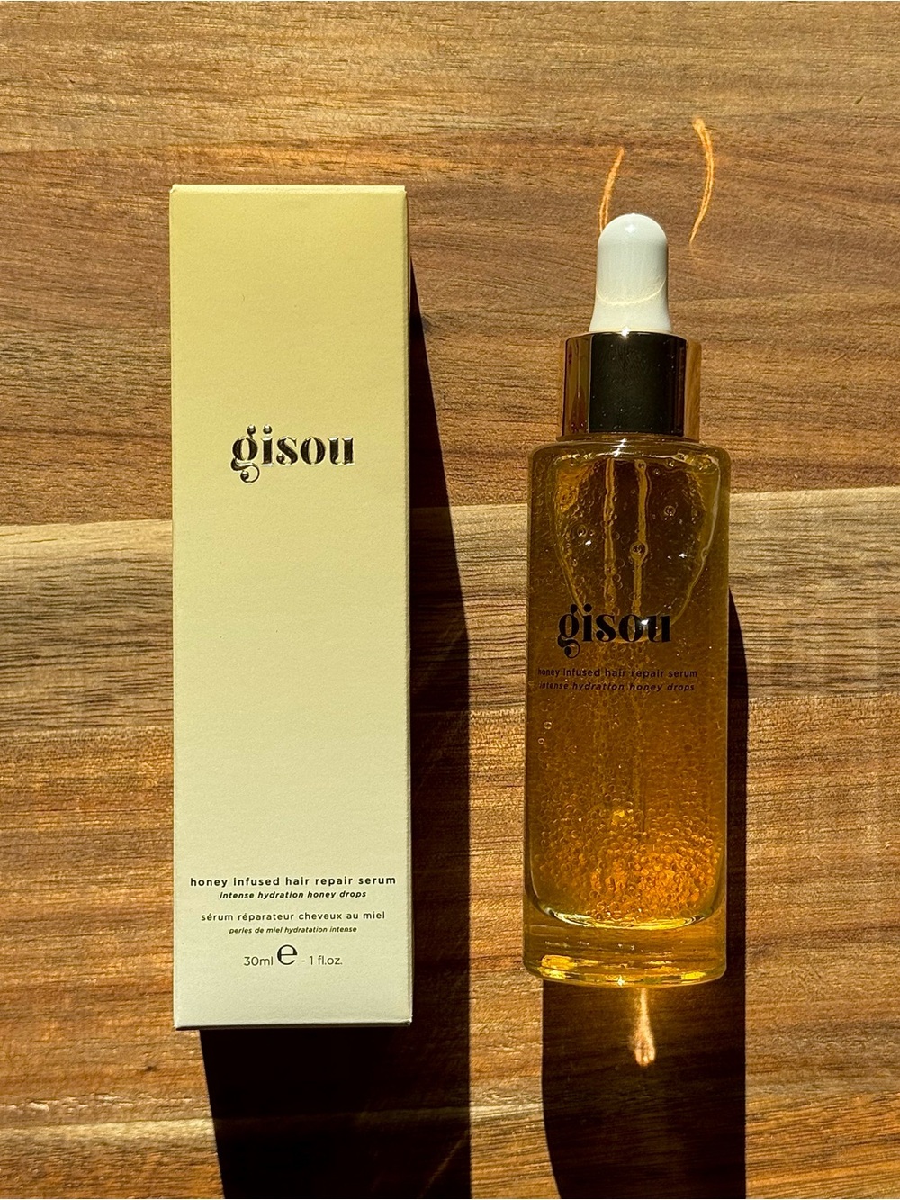 gisou honey infused hair repair serum
